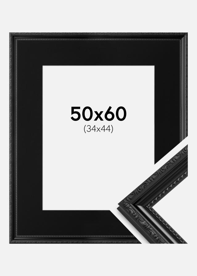 Kehys Abisko Musta 50x60 cm - Paspatuuri Musta 35x45 cm