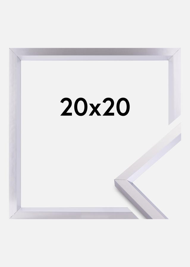Kehys Steel Style Hopeanvärinen 20x20 cm