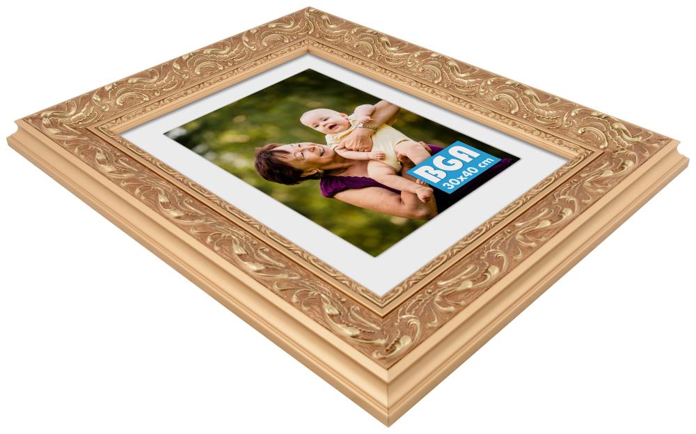 Kehys Gränna Kultainen/Kupari - Valinnainen koko