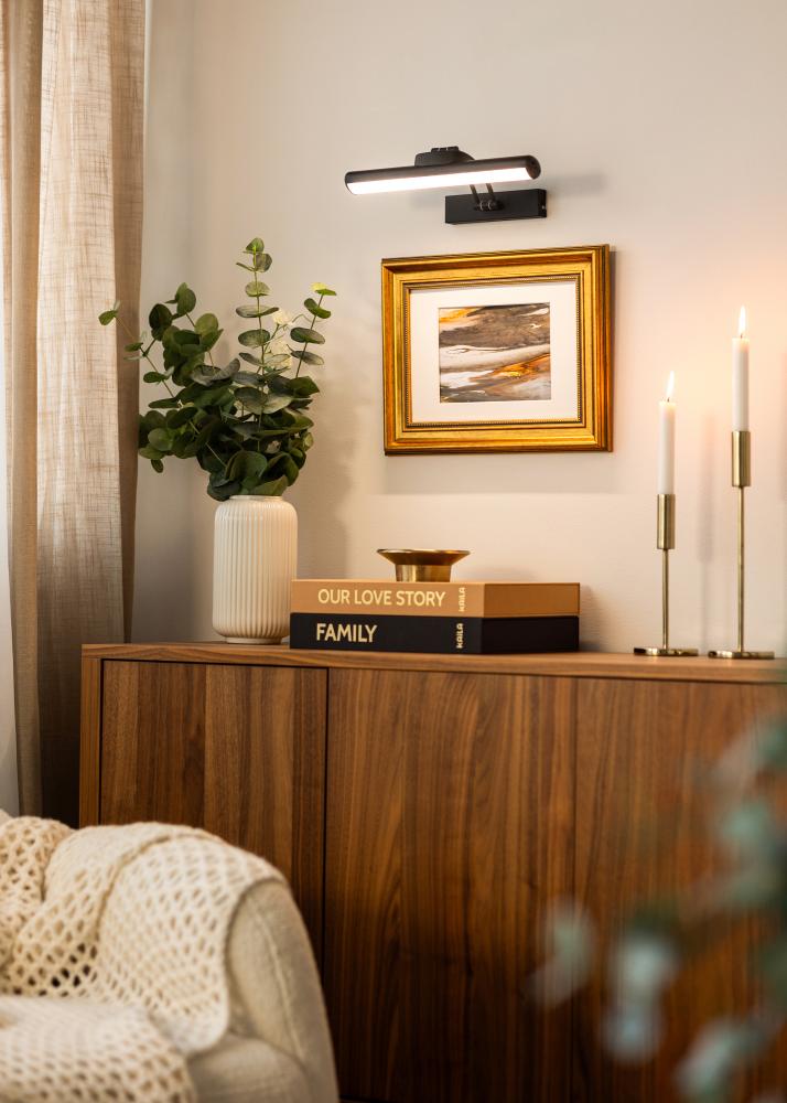 KAILA Luster Paristokäyttöinen Tauluvalaistus 32 cm - Musta