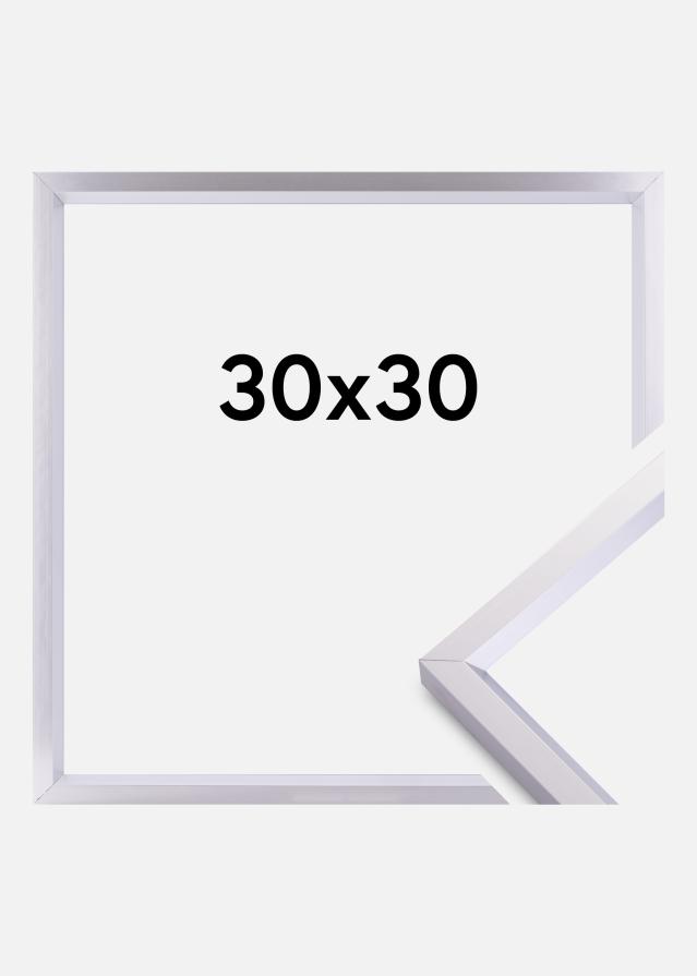Kehys Steel Style Hopeanvärinen 30x30 cm