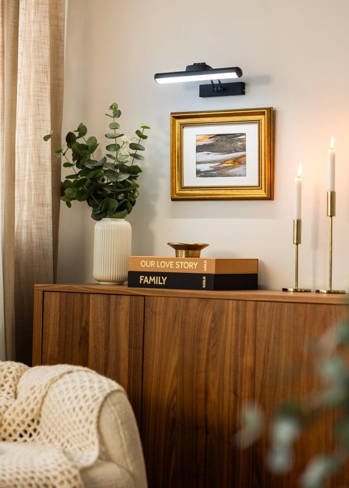 KAILA Luster Paristokäyttöinen Tauluvalaistus 32 cm - Musta