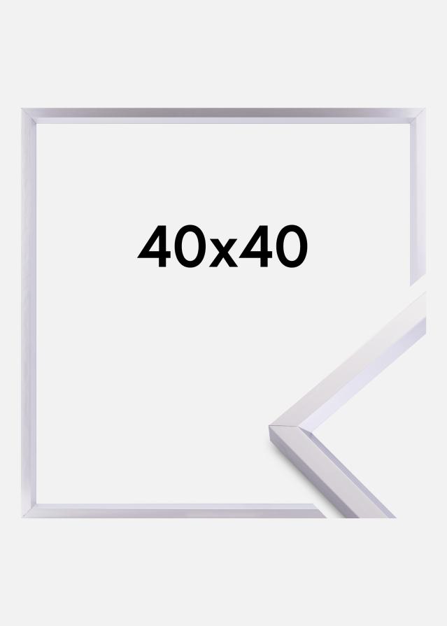 Kehys Steel Style Hopeanvärinen 40x40 cm