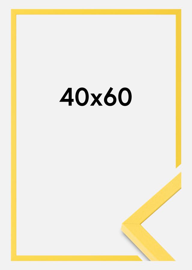 Colorful Akryylilasi Keltainen 40x60 cm