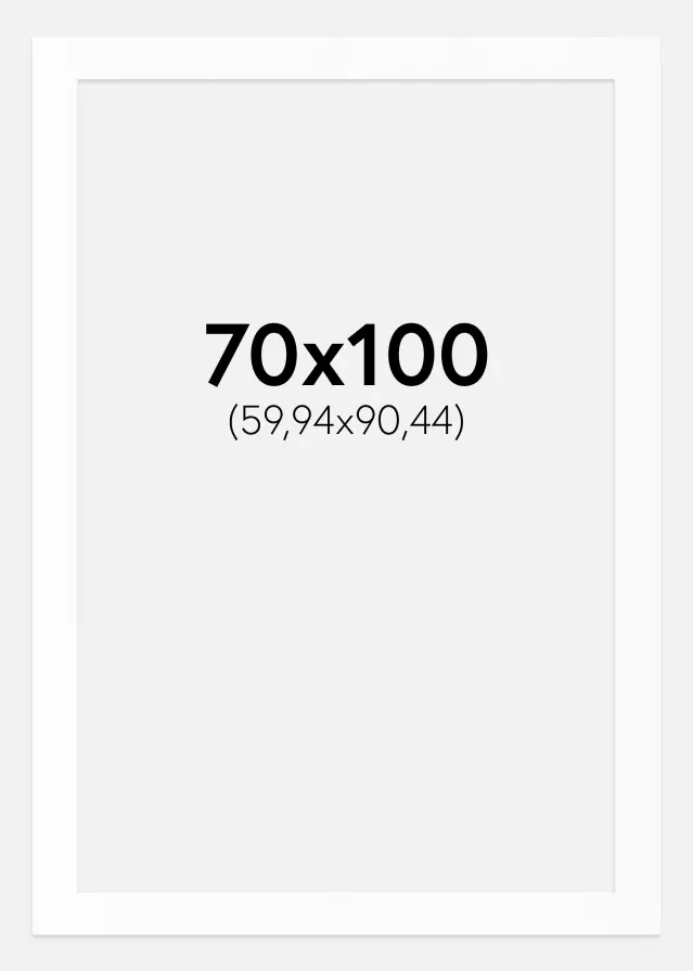 Paspatuuri Canson Valkoinen (Valkoinen keskus) 70x100 cm (59,94x90,44)