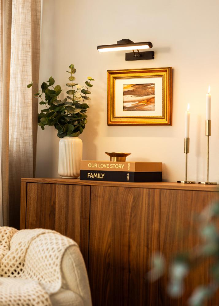 KAILA Luster Paristokäyttöinen Tauluvalaistus 32 cm - Musta