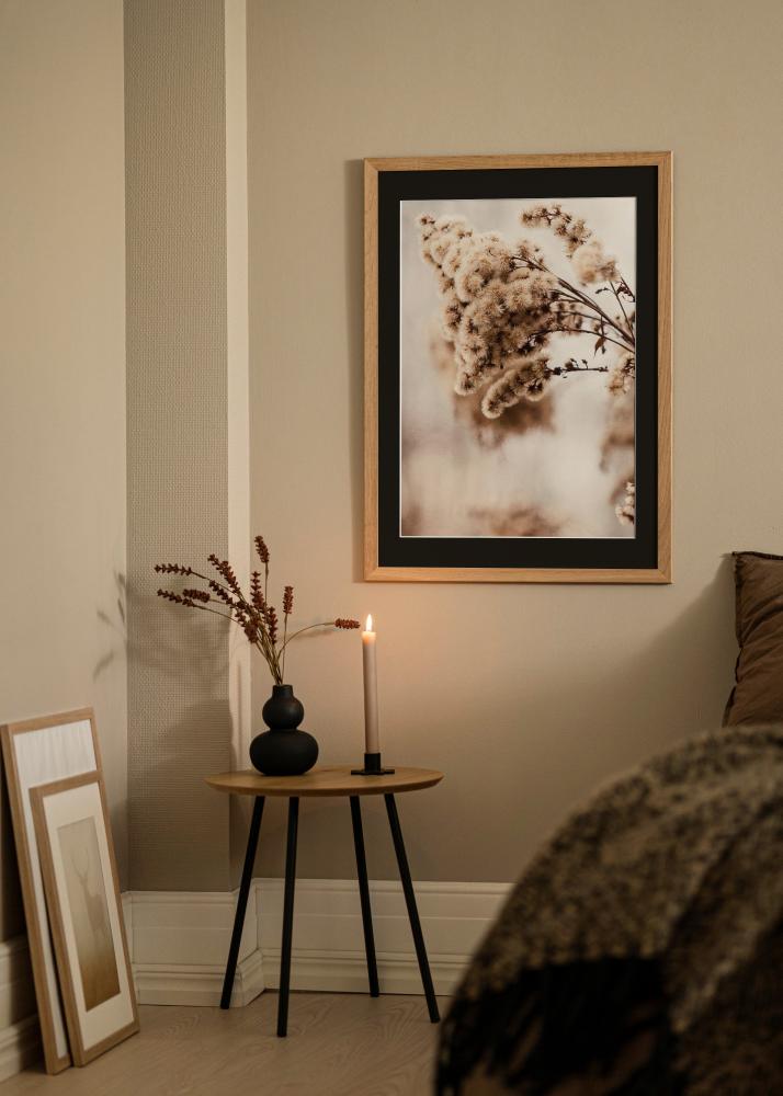 Kehys Trendline Tammi 40x50 cm - Passepartout Musta 29,7x42 cm (A3)