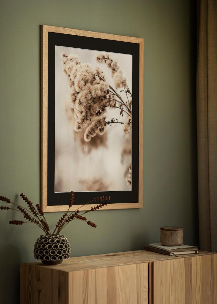 Kehys Trendline Tammi 40x50 cm - Passepartout Musta 29,7x42 cm (A3)