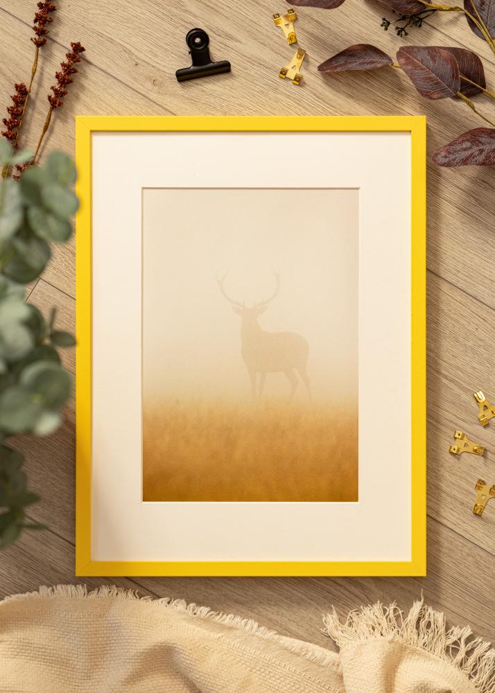 Colorful Akryylilasi Keltainen 50x50 cm