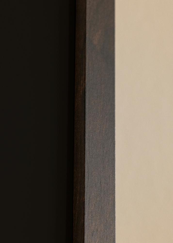 Kehys Trendy Saksanpähkinä 20x25 cm - Paspatuuri Musta 14x18 cm