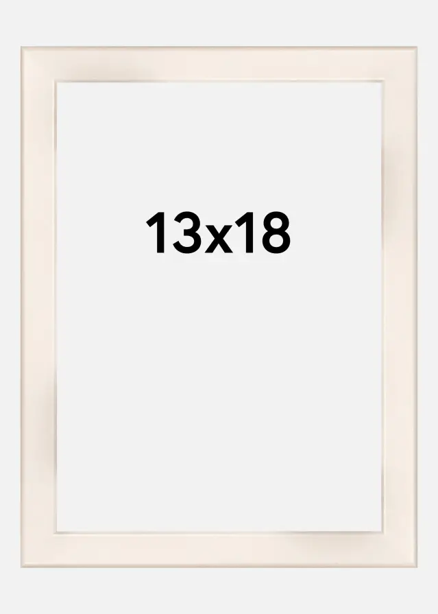 Kehys Liv Akryylilasi Valkoinen 13x18 cm