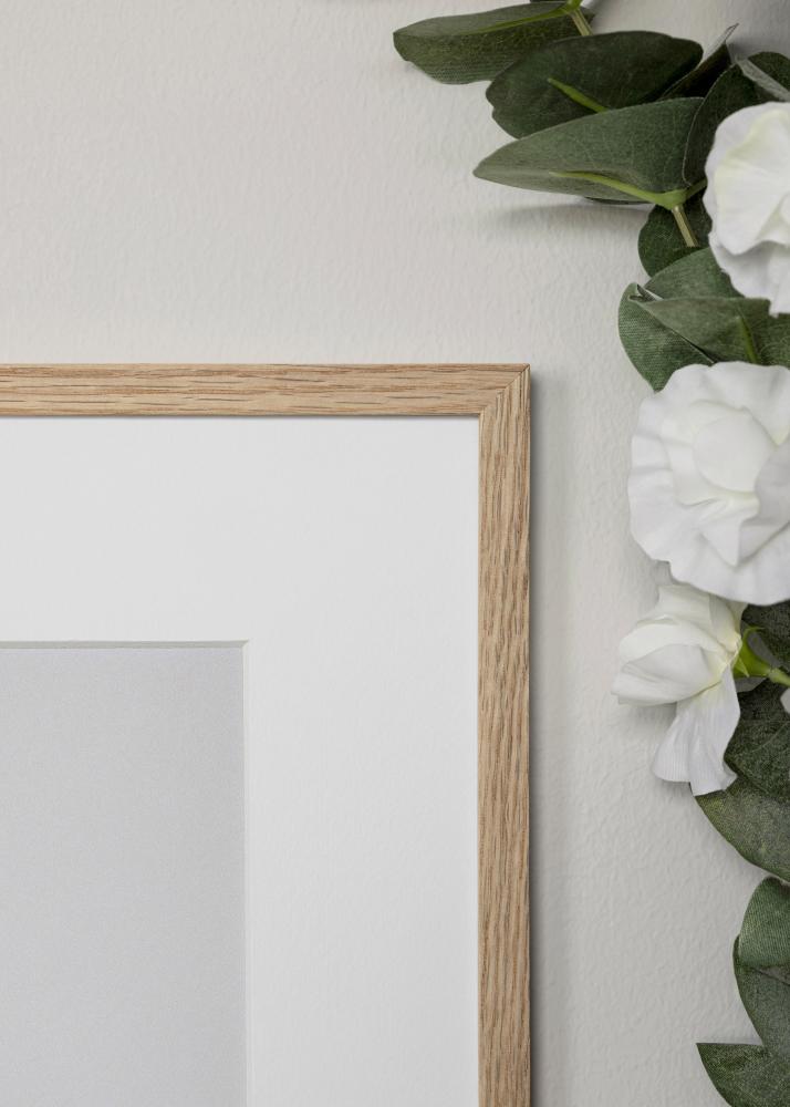 Kehys Kapea Tammi Akryylilasi 32x32 cm