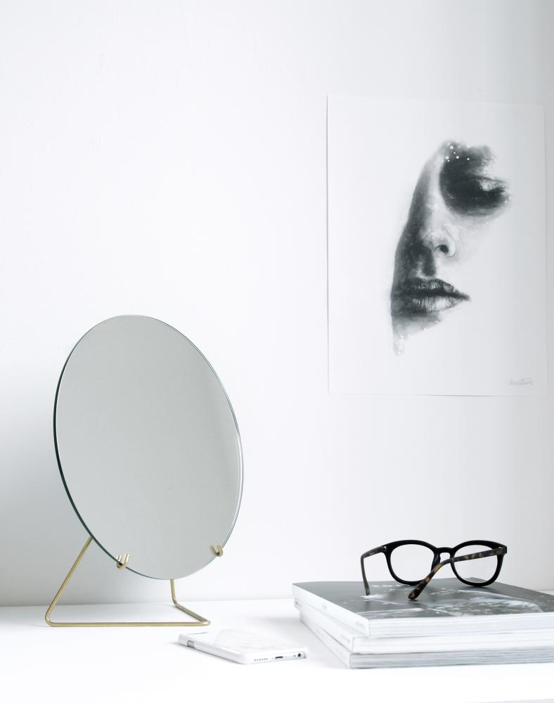 Pöytäpeili Moebe Messinki 30 cm Ø