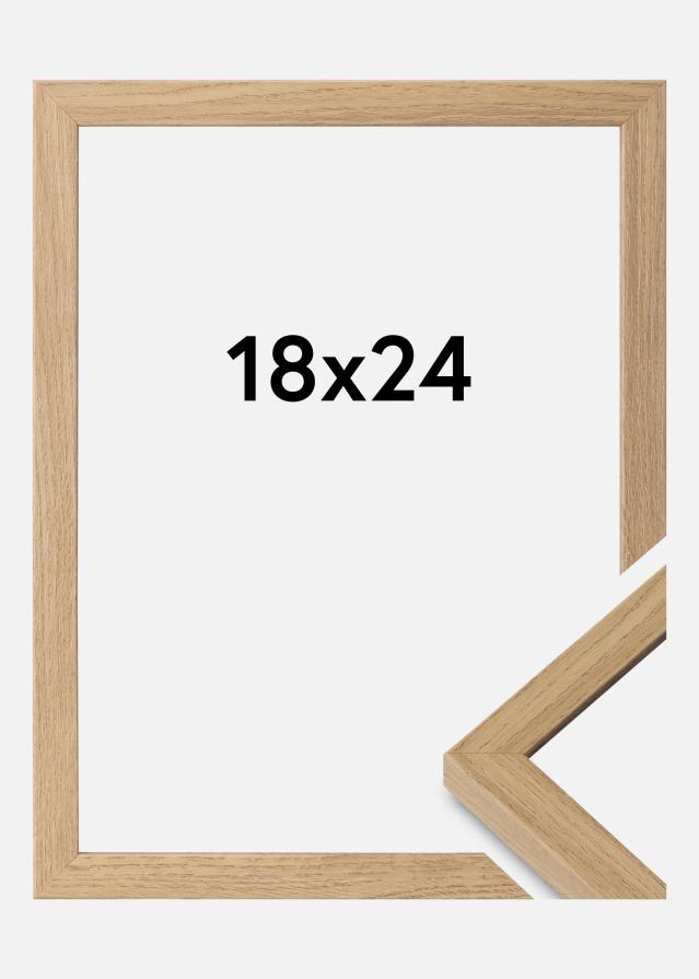 Kehys Ares Akryylilasi Natural Oak 18x24 cm