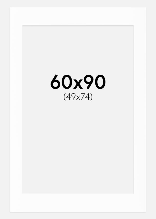 Paspatuuri Canson Valkoinen (Valkoinen keskus) 60x90 cm (49x74)