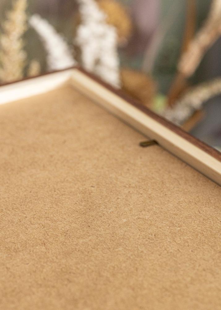 Kehys Stilren Warm Brown 30x40 cm - Passepartout Musta 21x29,7 cm (A4)