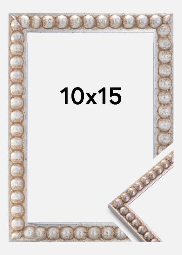 Kehys Sylvia Hopeanvärinen 10x15 cm