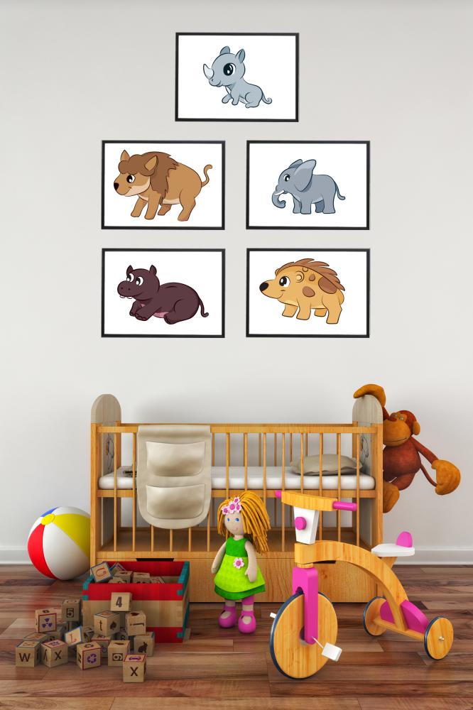 Maailman eläimet juliste - Norsu I