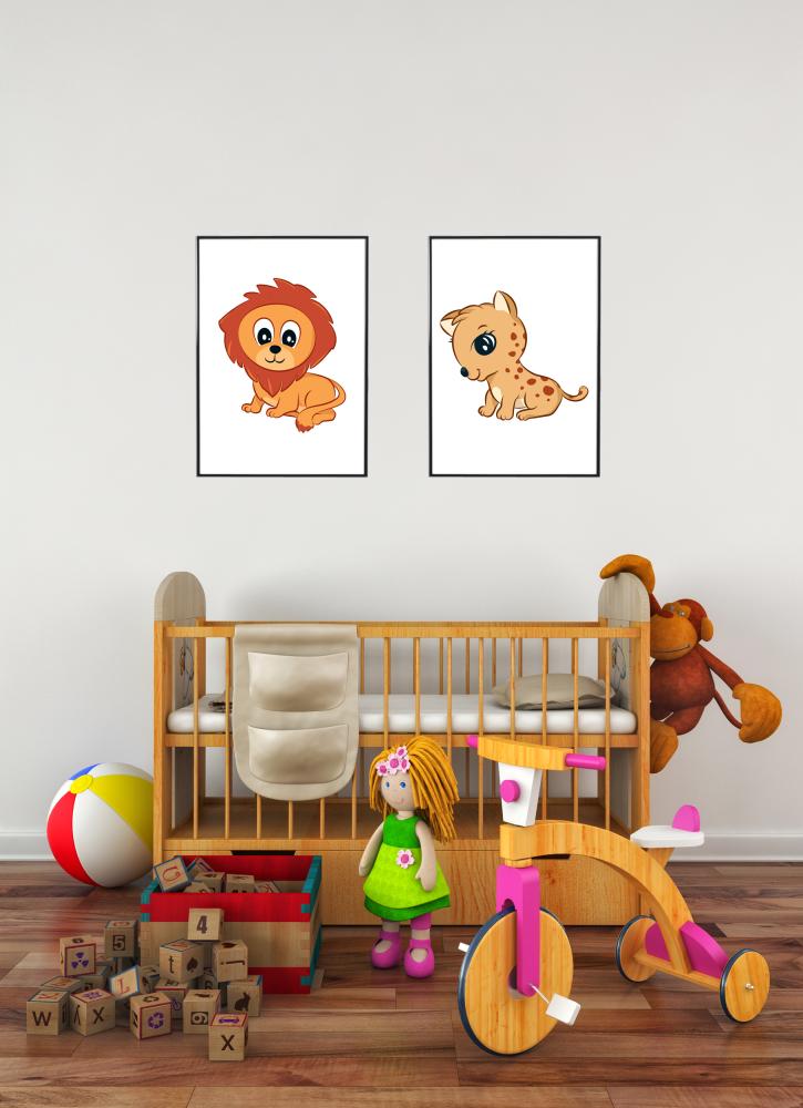 Maailman eläimet juliste - Leijona