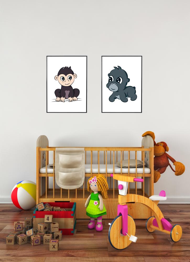 Maailman eläimet juliste - Simpanssi