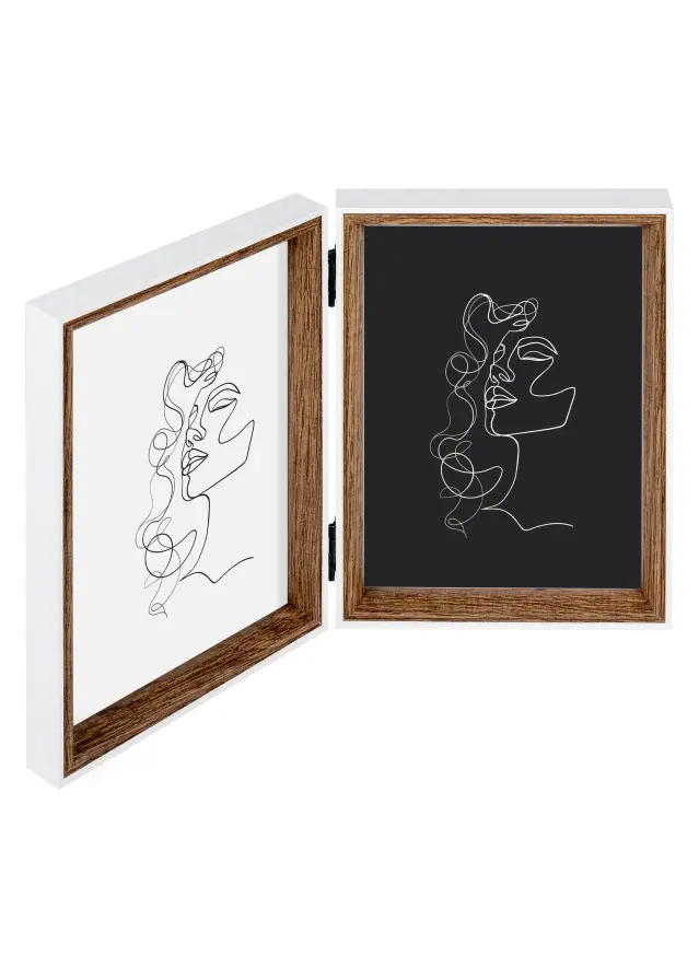 Silhouette Taittokehys Pähkinä 13x18 cm – 2 kuvaa