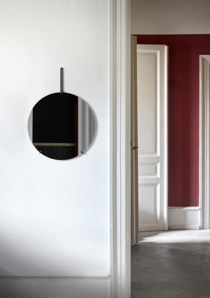 Moebe Wall Mirror Musta 50 cm Ø