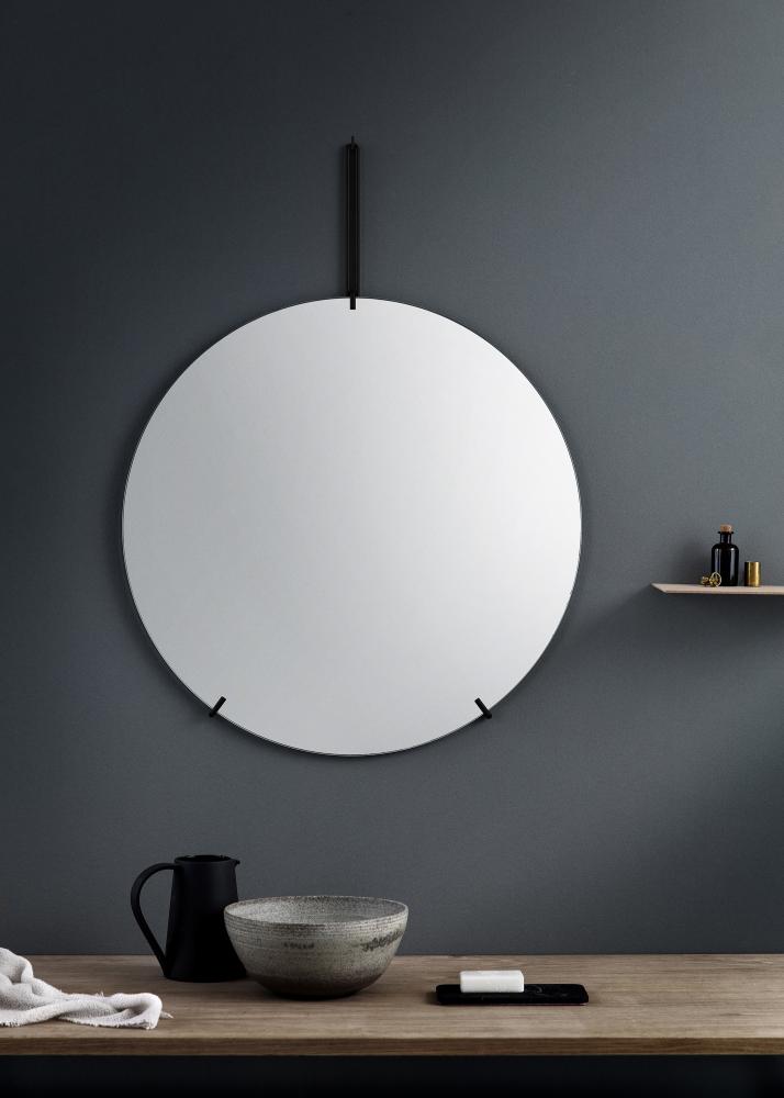 Moebe Wall Mirror Musta 50 cm Ø
