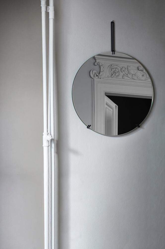 Moebe Wall Mirror Musta 50 cm Ø