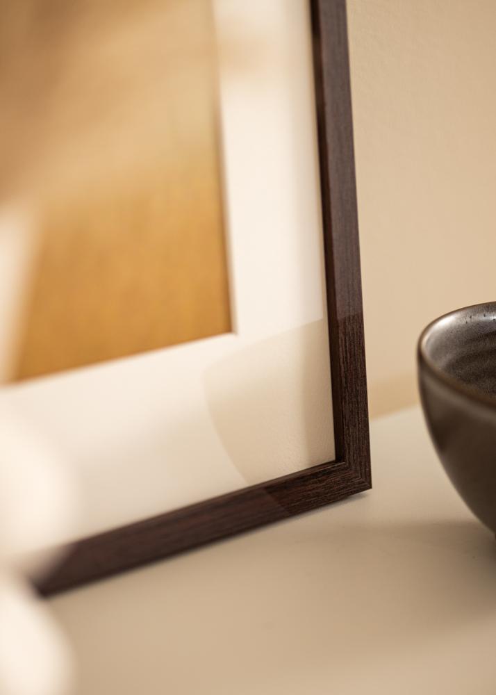 Kehys Modern Akryylilasi Saksanpähkinä 40x50 cm