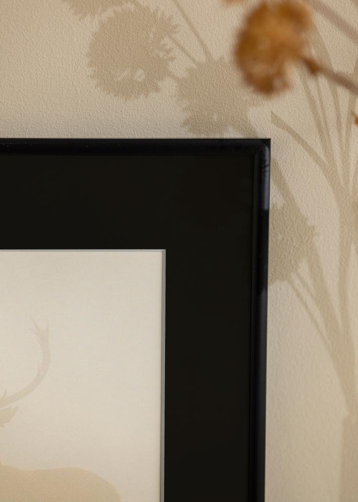 Kehys New Lifestyle Matta Musta 70x100 cm - Passepartout Musta 61x91,5 cm