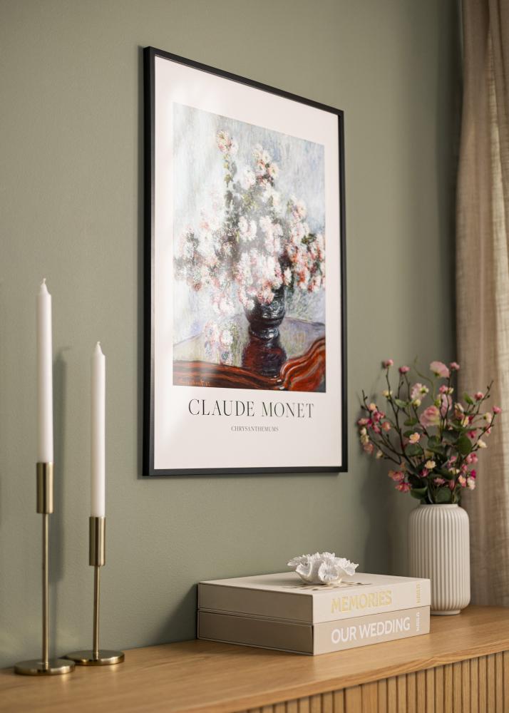 Taulunkehys Musta Kapea 50 x 70 cm