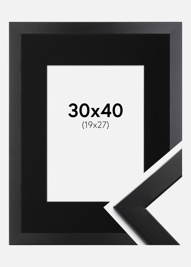 Kehys Trendline Musta 30x40 cm - Paspatuuri Musta 20x28 cm