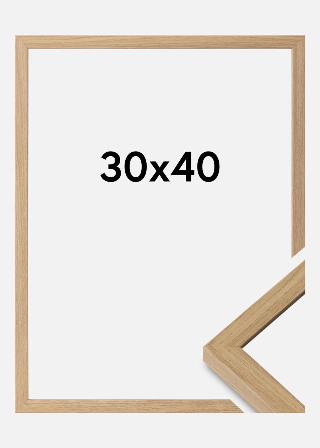 Kehys Ares Akryylilasi Natural Oak 30x40 cm