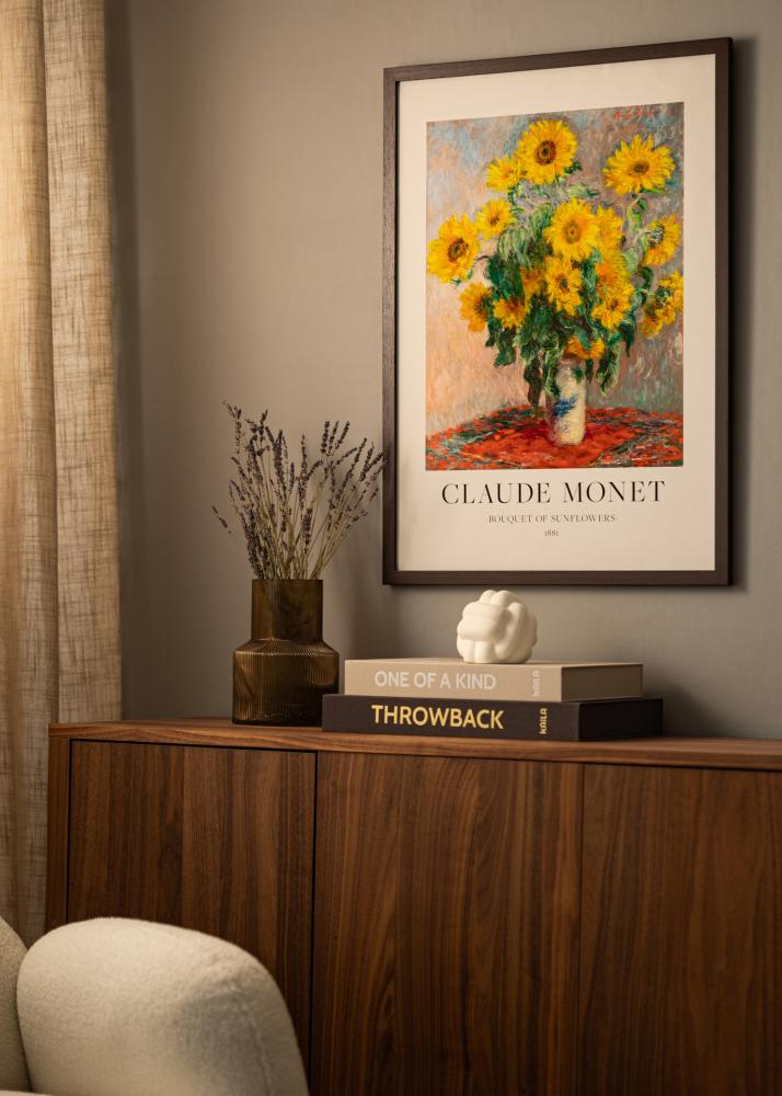 Kehys Modern Akryylilasi Saksanpähkinä 40x50 cm