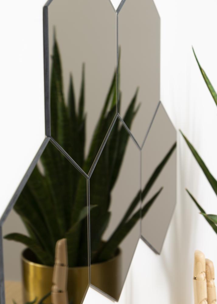 KAILA Peili Hexagon Dark Bronze 18x21 cm - 5-pakkaus