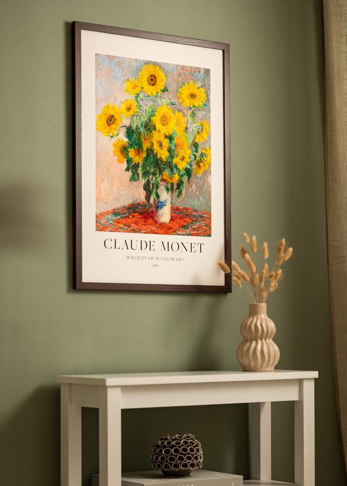 Kehys Modern Akryylilasi Saksanpähkinä 40x50 cm