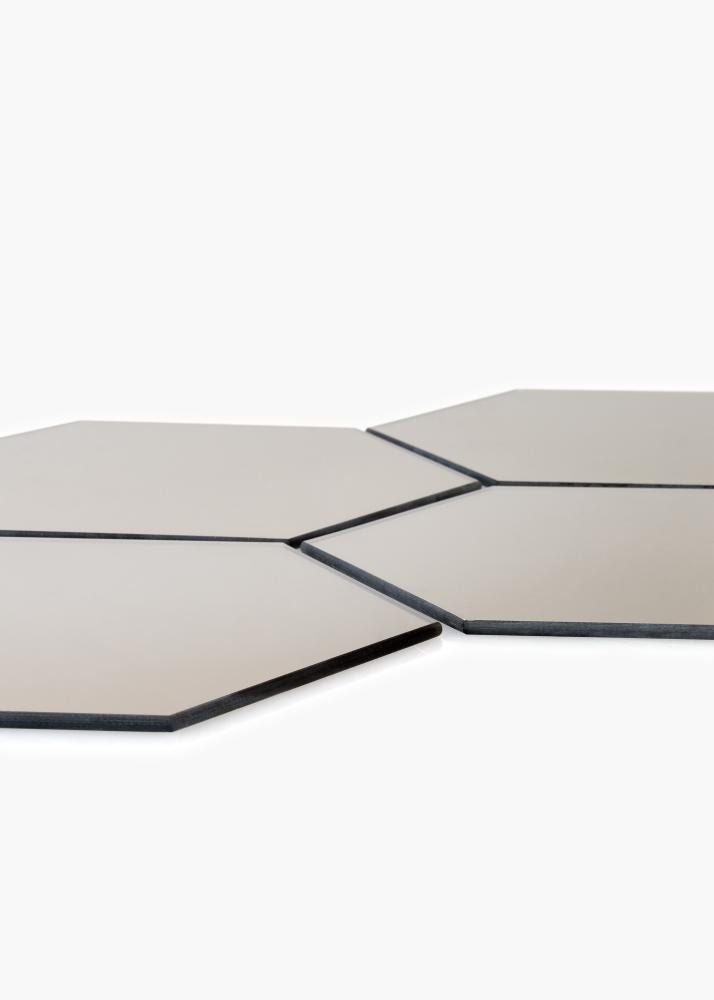 KAILA Peili Hexagon Dark Bronze 18x21 cm - 5-pakkaus