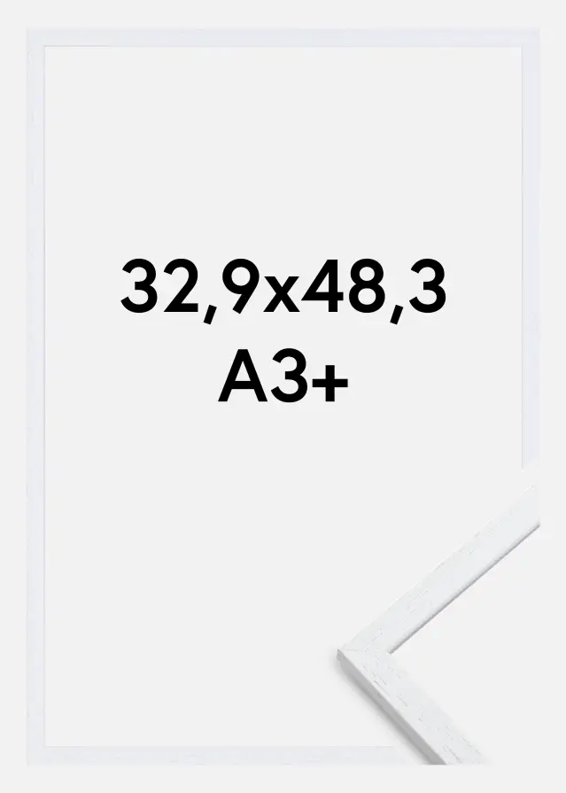 Kehys Edsbyn Warm White 32,9x48,3 cm (A3+)