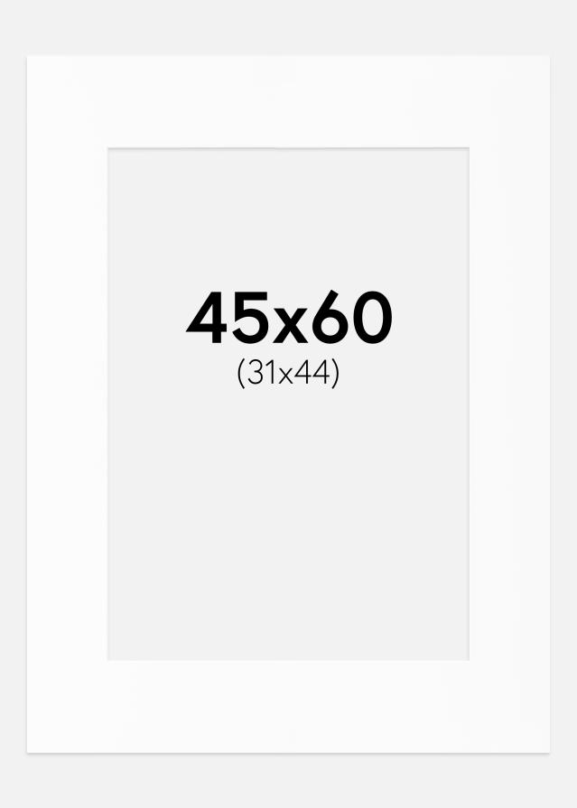 Paspatuuri Canson Valkoinen (Valkoinen keskus) 45x60 cm (31x44)