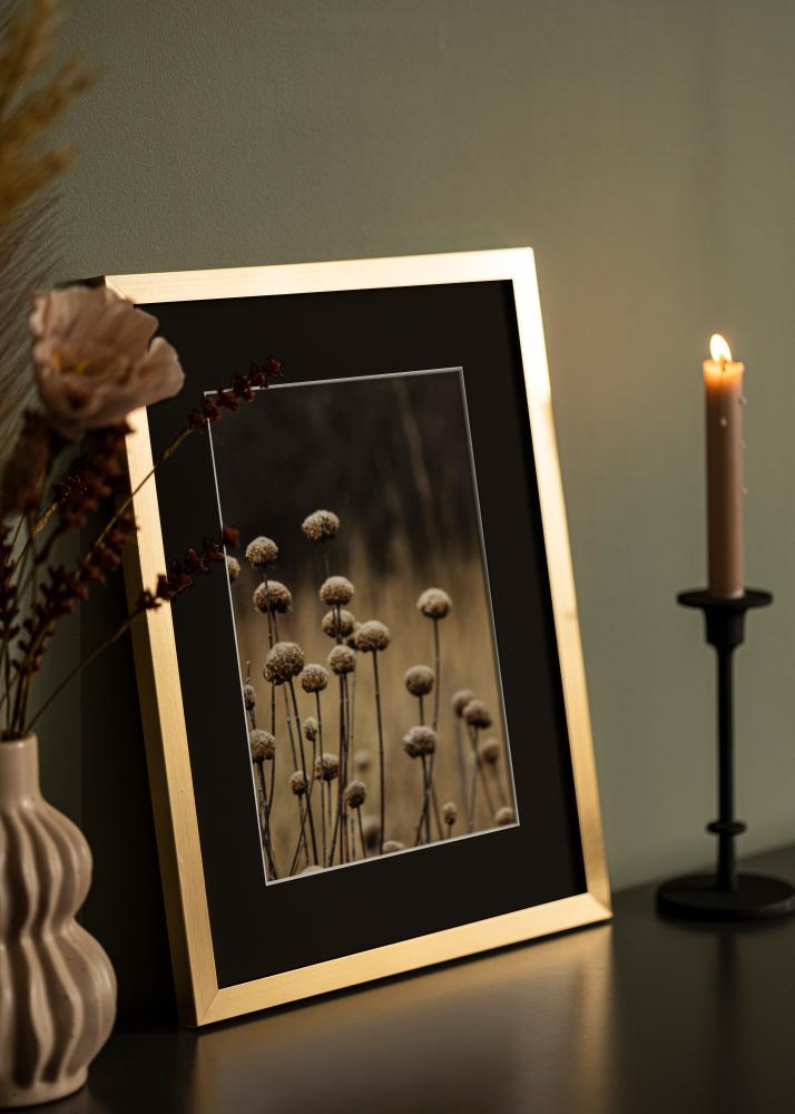 Kehys Selection Kulta 70x100 cm - Passepartout Musta 62x93 cm