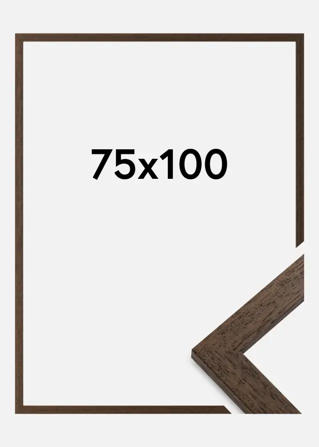 Kehys Brown Wood Akryylilasi 75x100 cm