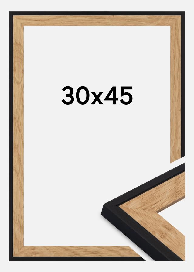 Kehys Iris Akryylilasi Musta 30x45 cm