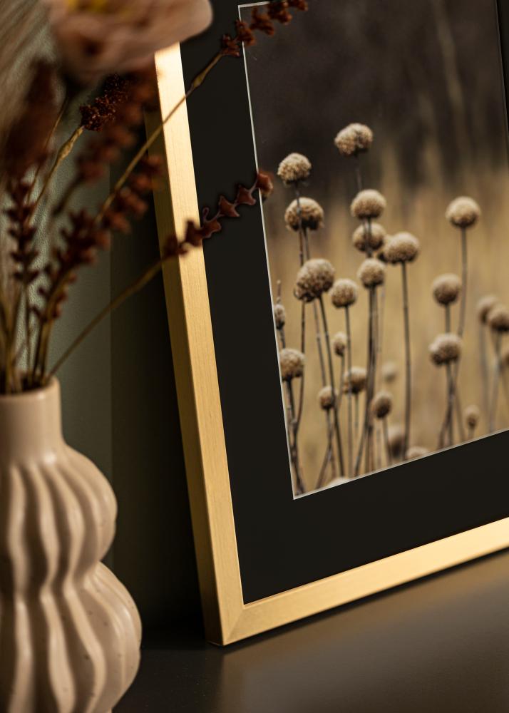 Kehys Selection Kulta 70x100 cm - Passepartout Musta 62x93 cm