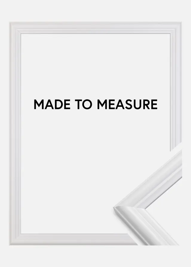 Kehys Siljan Valkoinen - Valitse Oman Koon