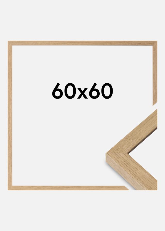 Kehys Hermes Akryylilasi Natural Oak 60x60 cm