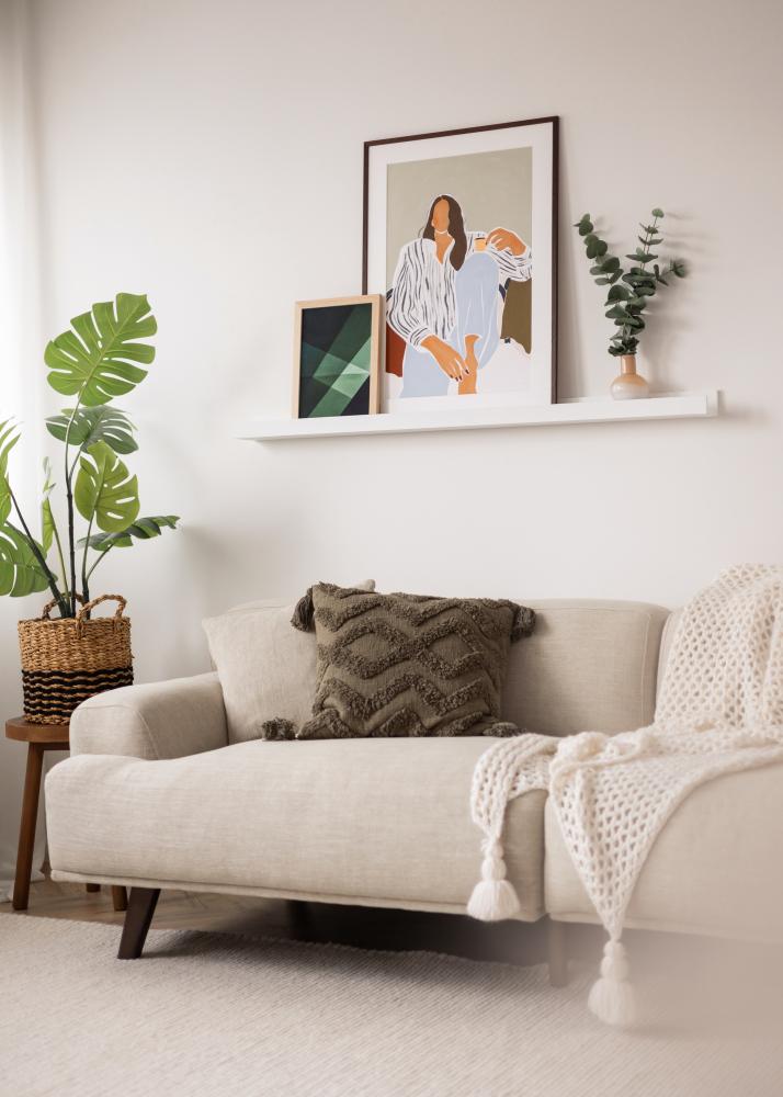 KAILA Tauluhylly Valkoinen 130 cm