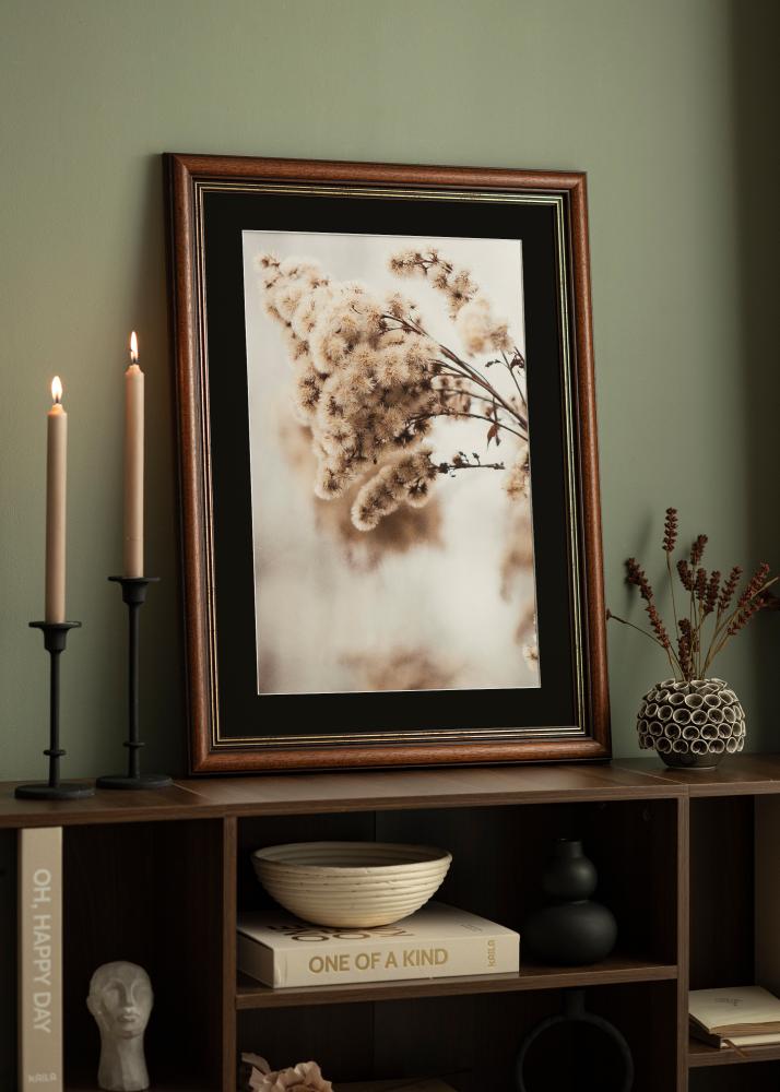 Kehys Old Retro 40x50 cm - Passepartout Musta 27x35 cm