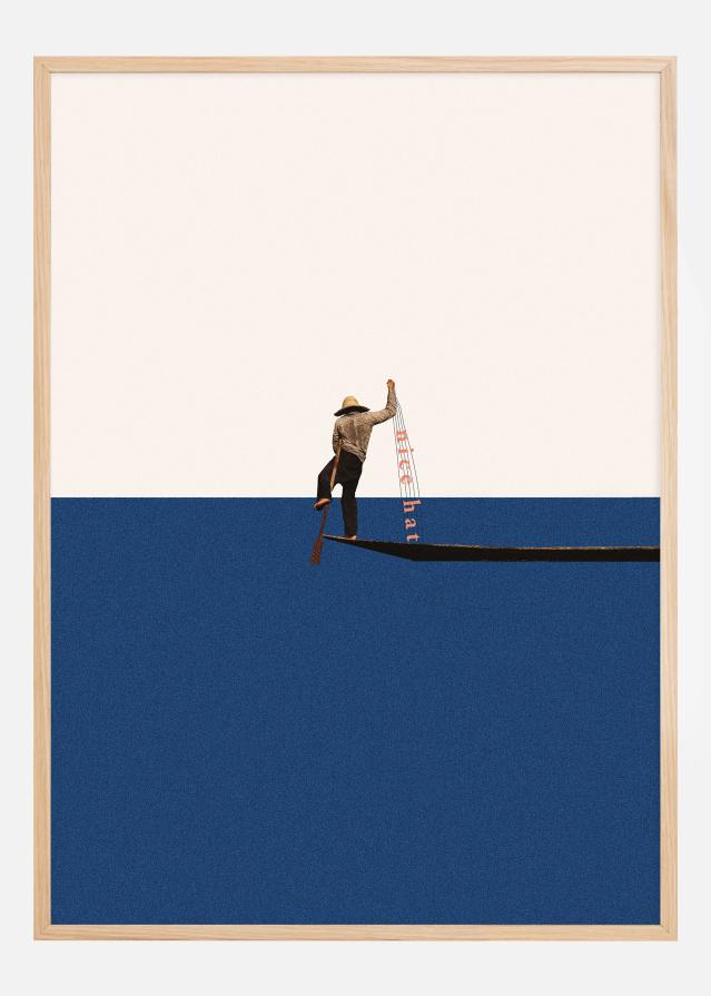 Fishing for compliments Juliste