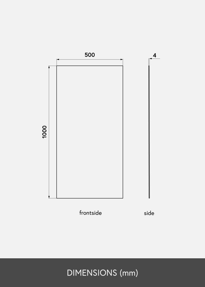 KAILA Peili Sharp 50x100 cm