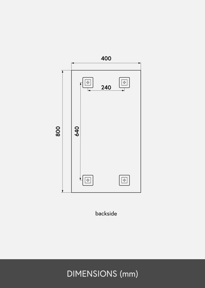 KAILA Peili Sharp 40x80 cm